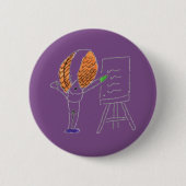 FlyTeacher Round-Abzeichen Button (Vorderseite)
