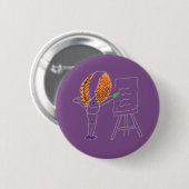 FlyTeacher Round-Abzeichen Button (Vorne & Hinten)