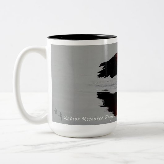 Flyway Dreaming: Adler Zweifarbige Tasse (Links)