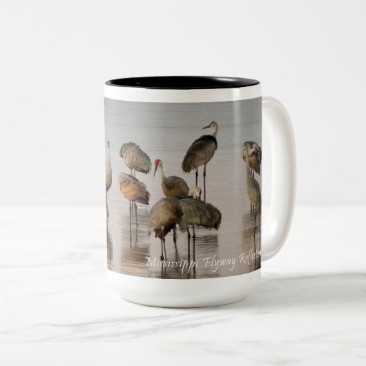Flyway-Reflection: Sandhügel Zweifarbige Tasse (VorderseiteRechts)