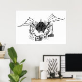 FLYWETA MIT GITAR POSTER (Heimbüro)