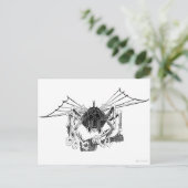 FLYWETA MIT GITAR POSTKARTE (Stehend Vorderseite)