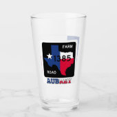 FM 1385 Rd, Aubrey, Texas, Pint Glass Glas (Vorderseite)