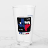 FM 1385 Rd, Celina, Texas, Pint Glass Glas (Vorderseite)