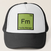 FM - Facility Manager Chemie Element Symbol T-Shir Truckerkappe (Vorderseite)