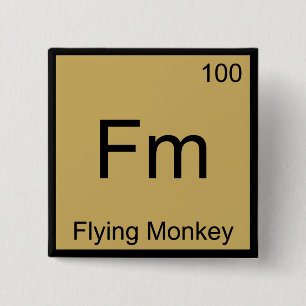 Fm - T-Shirt für das Symbol des fliegenden monkey Button