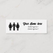 FMF-Visitenkarte Mini Visitenkarte (Vorderseite)