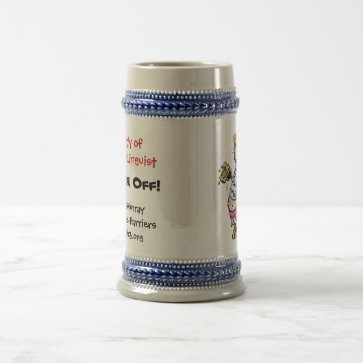 FMH3 Stein - schlauer Linguist Bierglas (Mittel)