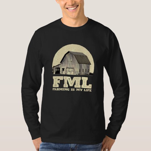 Fml Farm ist mein Bauer Spaß Rancher Hobby T-Shirt (Vorderseite)
