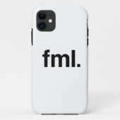 FML Iphone Abdeckung Case-Mate iPhone Hülle (Rückseite)