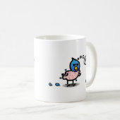 #FML Twitter-Blau-Vogel Kaffeetasse (VorderseiteRechts)