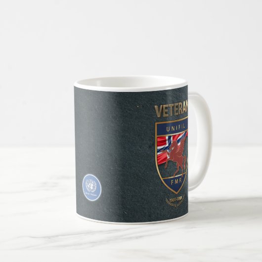 FMR 40th Anniversary | Norwegian Contingent Kaffeetasse (VorderseiteRechts)