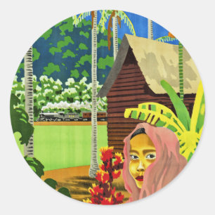 FMSR Siehe Malaya Runder Aufkleber