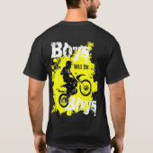 FMX Motocross Boys werden Jungs sein T-Shirt (Rückseite)