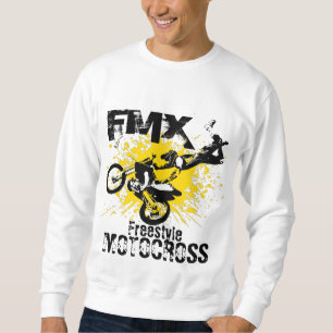 FMX Motocross Freestyle Langarm Sweatshirt