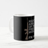 FN FAL Right arm of the free world Kaffeetasse (Vorderseite Links)