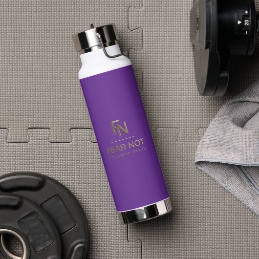 FN - Fürchte dich nicht Wasserflasche Trinkflasche (Fitnesstudio (gedreht))