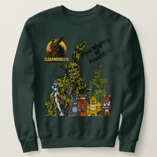 FnAf Style drawing Sweatshirt (Design vorne)
