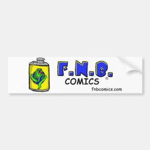 FNBcomics Flasche Autoaufkleber