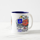 FND Signal Error Brain Funny Nervous System Humor Zweifarbige Tasse (VorderseiteRechts)