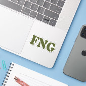 FNG AUFKLEBER (Laptop mit iPhone)