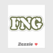 FNG AUFKLEBER (Blatt)