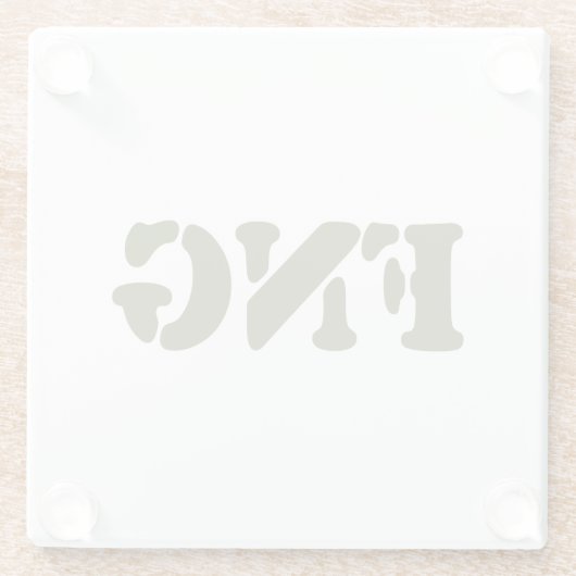 FNG GLASUNTERSETZER (Rückseite)