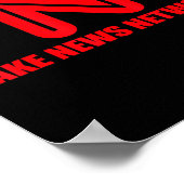 Fnn Fake News Network Apparel Funny Christmas Gift Poster (Ecke)