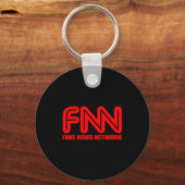 Fnn Fake News Network Apparel Funny Christmas Gift Schlüsselanhänger (Vorderseite)