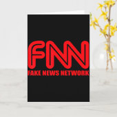 Fnn Fake News Network Bekleidung Lustiges Weihnach Karte (Gelbe Blume)