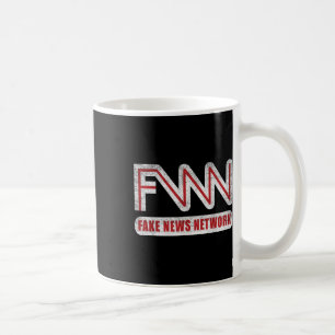 Fnn Logo Fake News Network Funny Political Joke Kaffeetasse