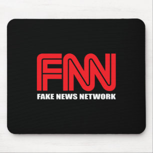 Fnn Logo Fake News Network Funny Trump Mousepad
