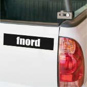 Fnord Autoaufkleber (Auf Lkw)