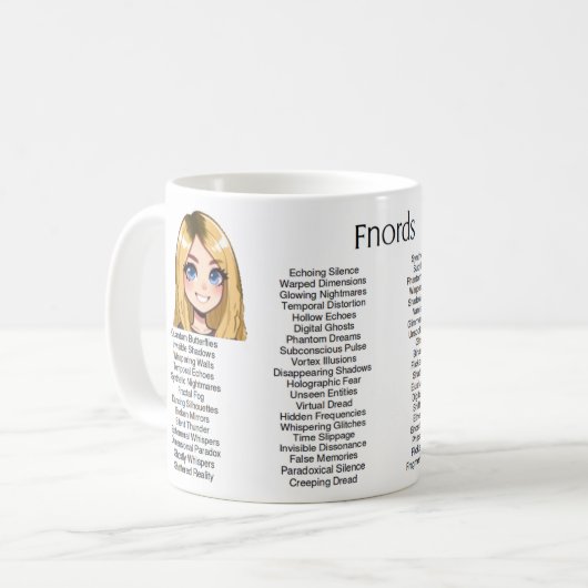 Fnords Kaffeetasse (Vorderseite Links)