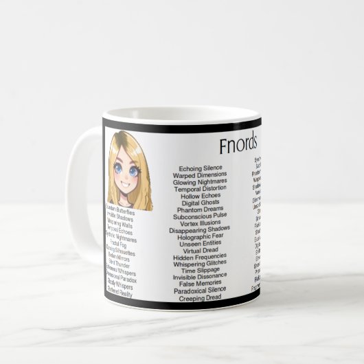 Fnords Kaffeetasse (Vorderseite Links)