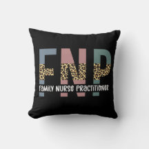 FNP Family Nurse Practitioner Cheetah Print