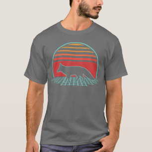 Fo 80er Jahre Style Tier Mädchen T-Shirt