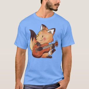 FO CUTE ANIMAL MOTIV GITAR MEN ANIMALS MUSIC WOME T-Shirt