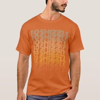 Fo Shizzle Retro Lustig Sarkastisch Gangster Rap v T-Shirt