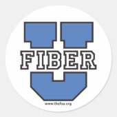FOA - Fiber U große Aufkleber (Vorderseite)