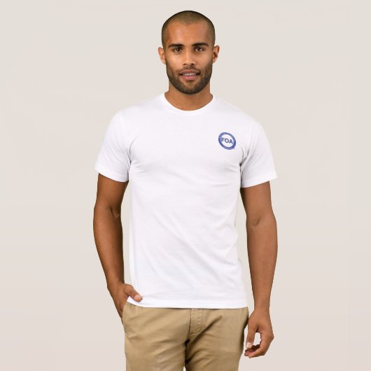 FOA Logo Bella Leinwand T-Shirt (Vorne ganz)