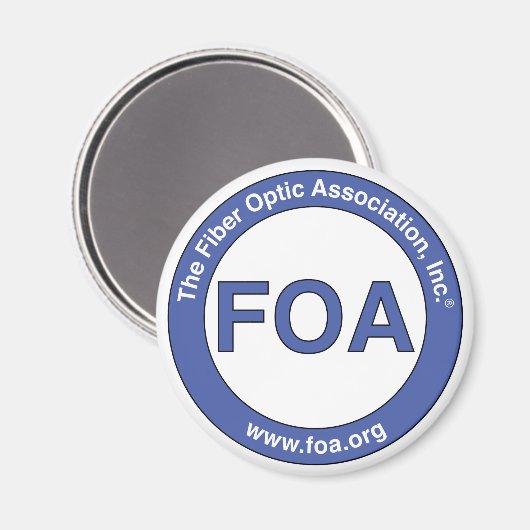 FOA-Logo-Magnet Magnet (Vorderseite/Rückseite)