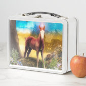 Foal Horse ENCHANTED FOREST Metall Brotdose (Beispiel)