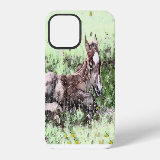 Foal iPhone 12 Case herunterladen Hülle (Rückseite)