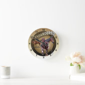 Foal to Racing Runde Wanduhr (Zuhause)