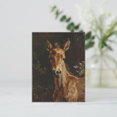 Foallenmalerei Postkarte (Stehend Vorderseite)