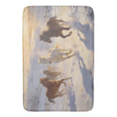 Foals at Play Badematte (Vorderseite Vertikal)