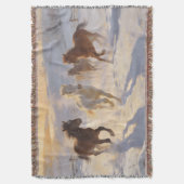 Foals at Play Decke (Vorderseite Vertikal)