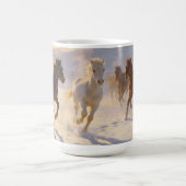 Foals at Play Kaffeetasse (Mittel)