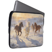 Foals at Play Laptopschutzhülle (Vorne Rechts)